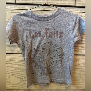 Orangeheat Los Feliz Kids' Grey Graphic Hedgehog T‑Shirt